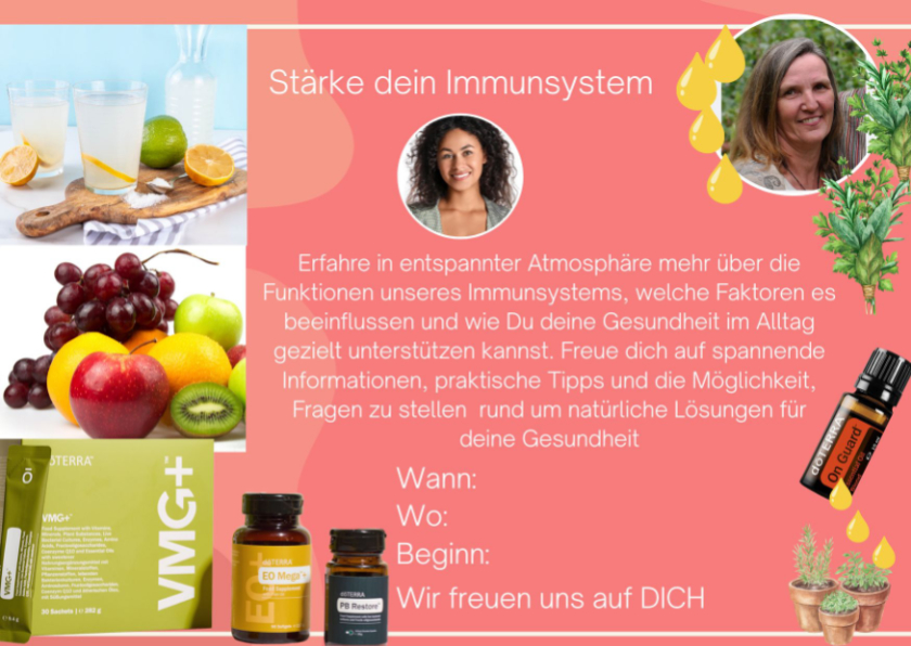 Das Immunsystem ist das körpereigene Abwehrsystem. Es schützt den Körper vor Krankheitserregern wie Viren, Bakterien, Pilzen und anderen schädlichen Stoffen. <br />Unser Immunsystem erkennt Eindringlinge, bekämpft sie und merkt sich viele davon, damit der Körper beim nächsten Kontakt schneller reagieren kann.
