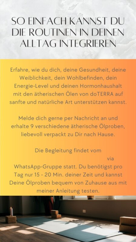 Wohlbefinden für Deinen Körper - die Öl Journey für Frauen