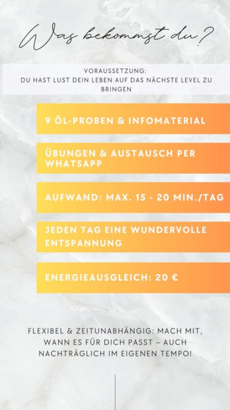 Wohlbefinden für Deinen Körper - die Öl Journey für Frauen