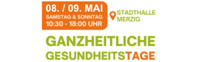 Ganzheitliche Gesundheitstage für Körper, Geist und Seele in Merzig Besuche mich an meinem Aromastübchen Stand - oder bei einen meiner Vorträge auf dieser Messe